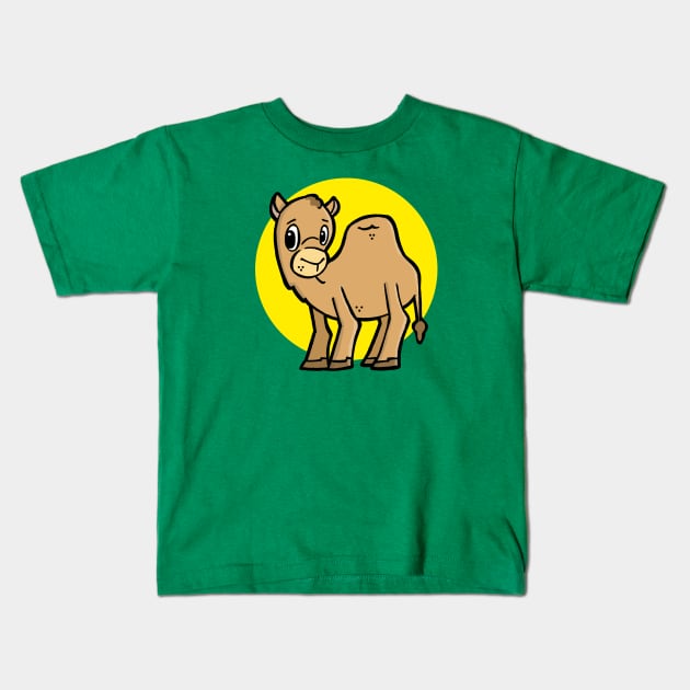 Camel Kids T-Shirt by Jason DeWitt